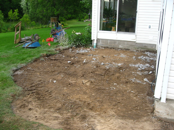 Concrete Patio Removed - Day 1